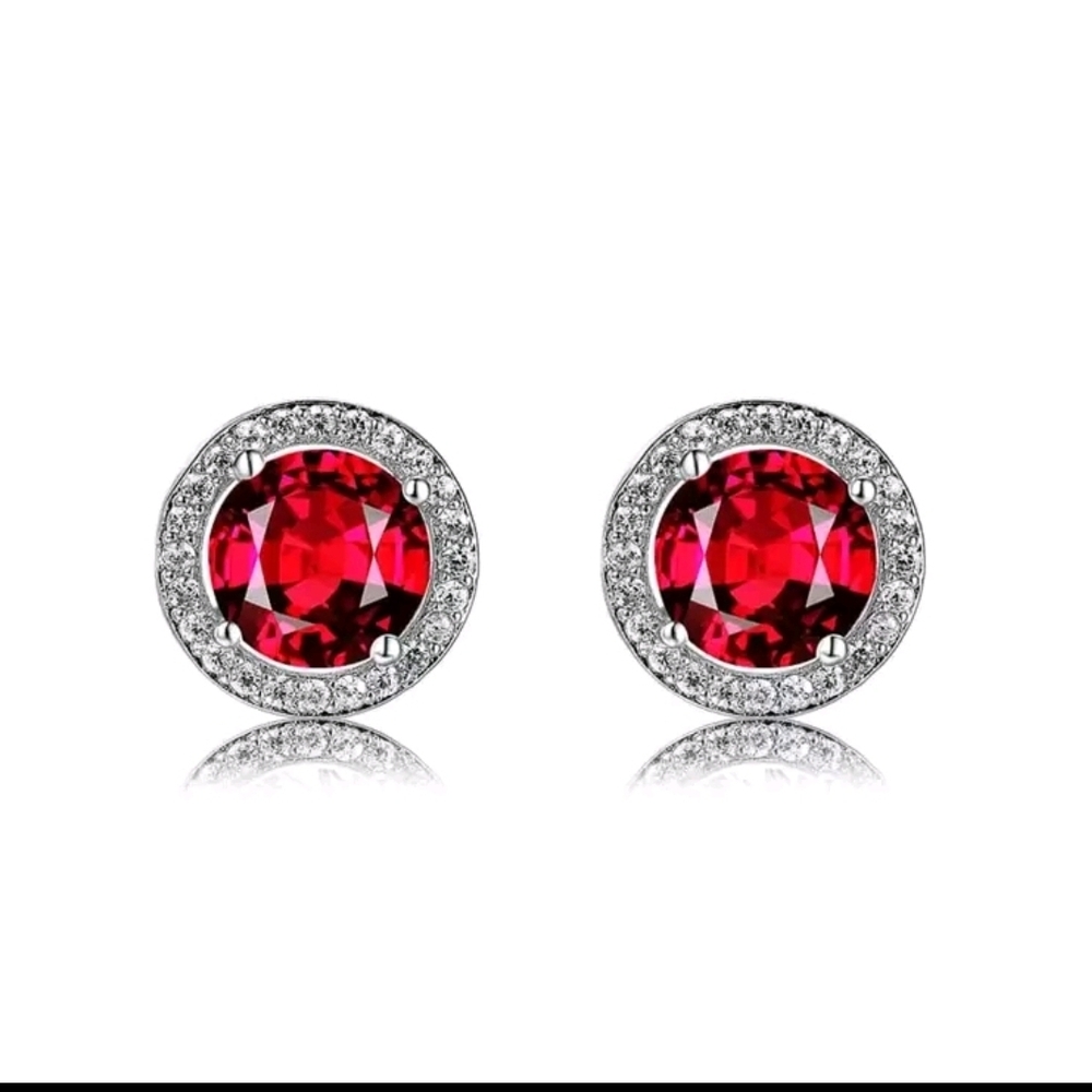 Luxurious Classic Round Micro Zirconia Inlay Earrings for Women | Perfect Gift